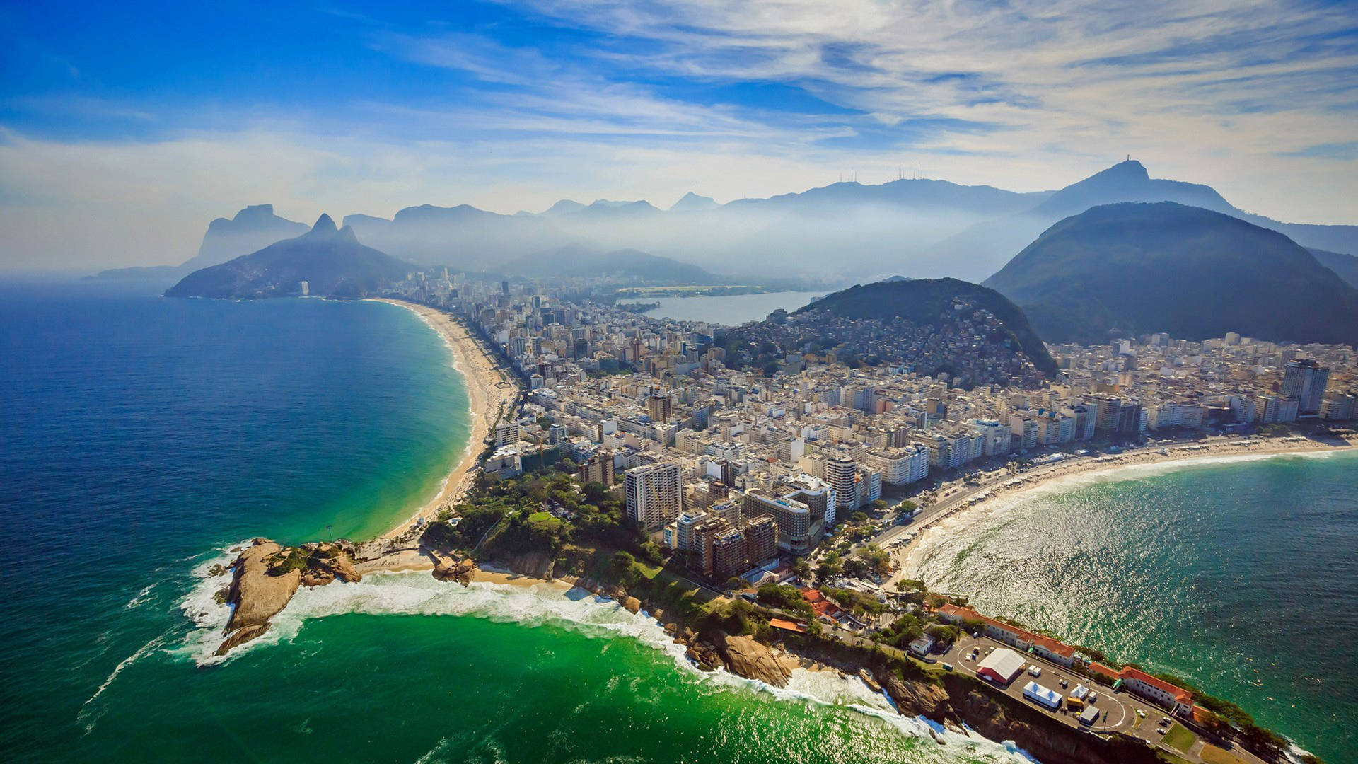 Rio De Janeiro Copacabana And Ipanema Background