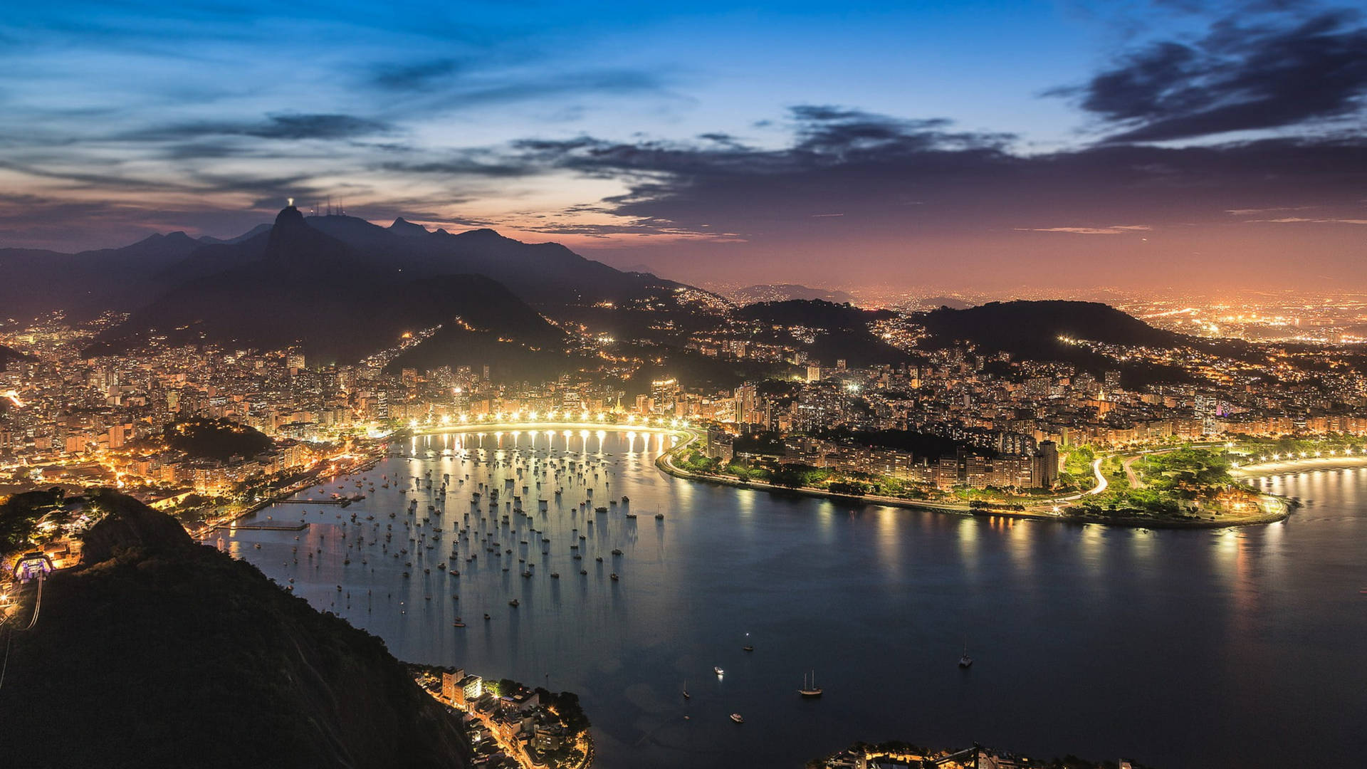 Rio De Janeiro Guanabara Bay Background