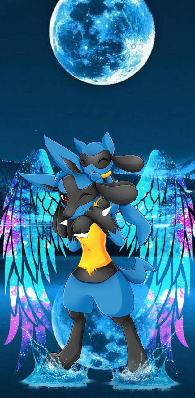 Riolu And Winged Lucario