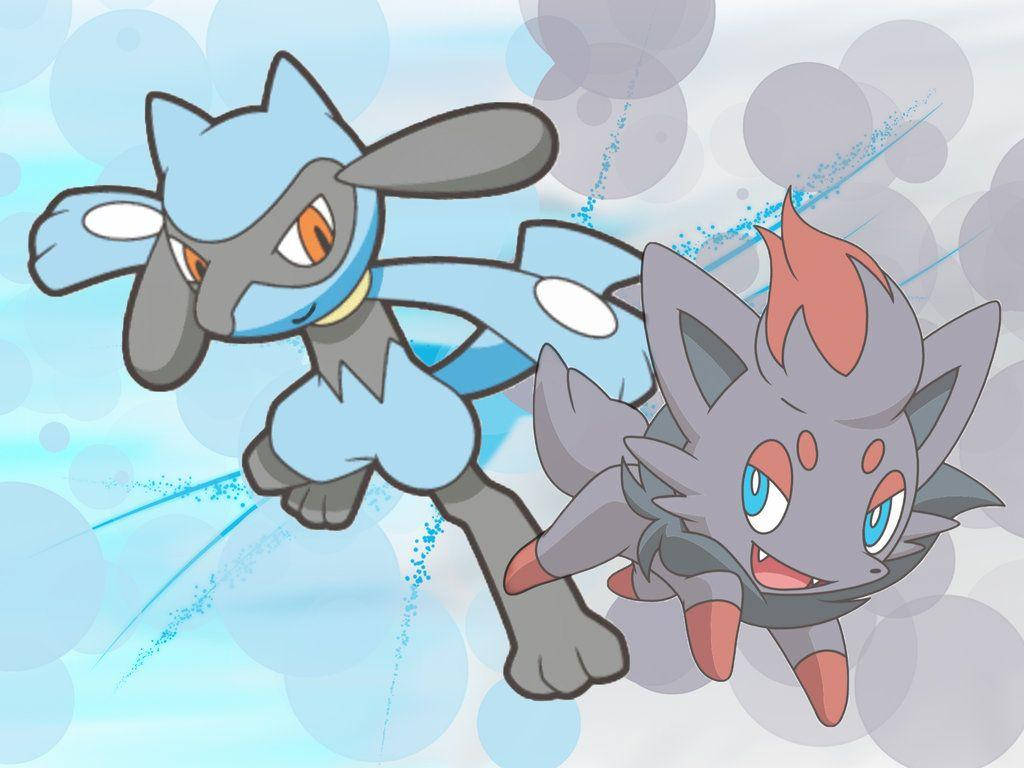 Riolu And Zorua Background