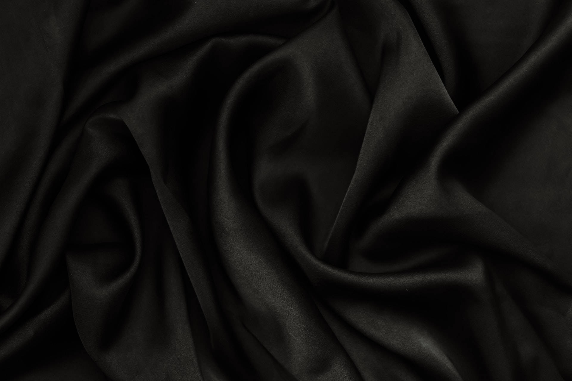 Rippled Black Fabric Pc Background