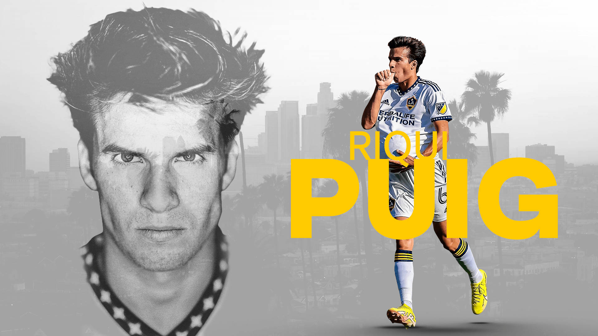 Riqui Puig Football Player Digital Poster Art Background