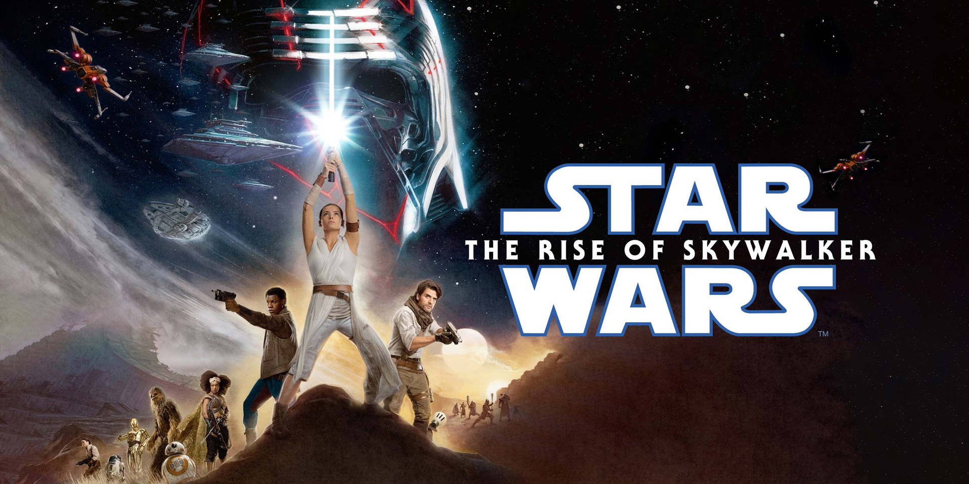Rise Of Skywalker Movie Poster Background