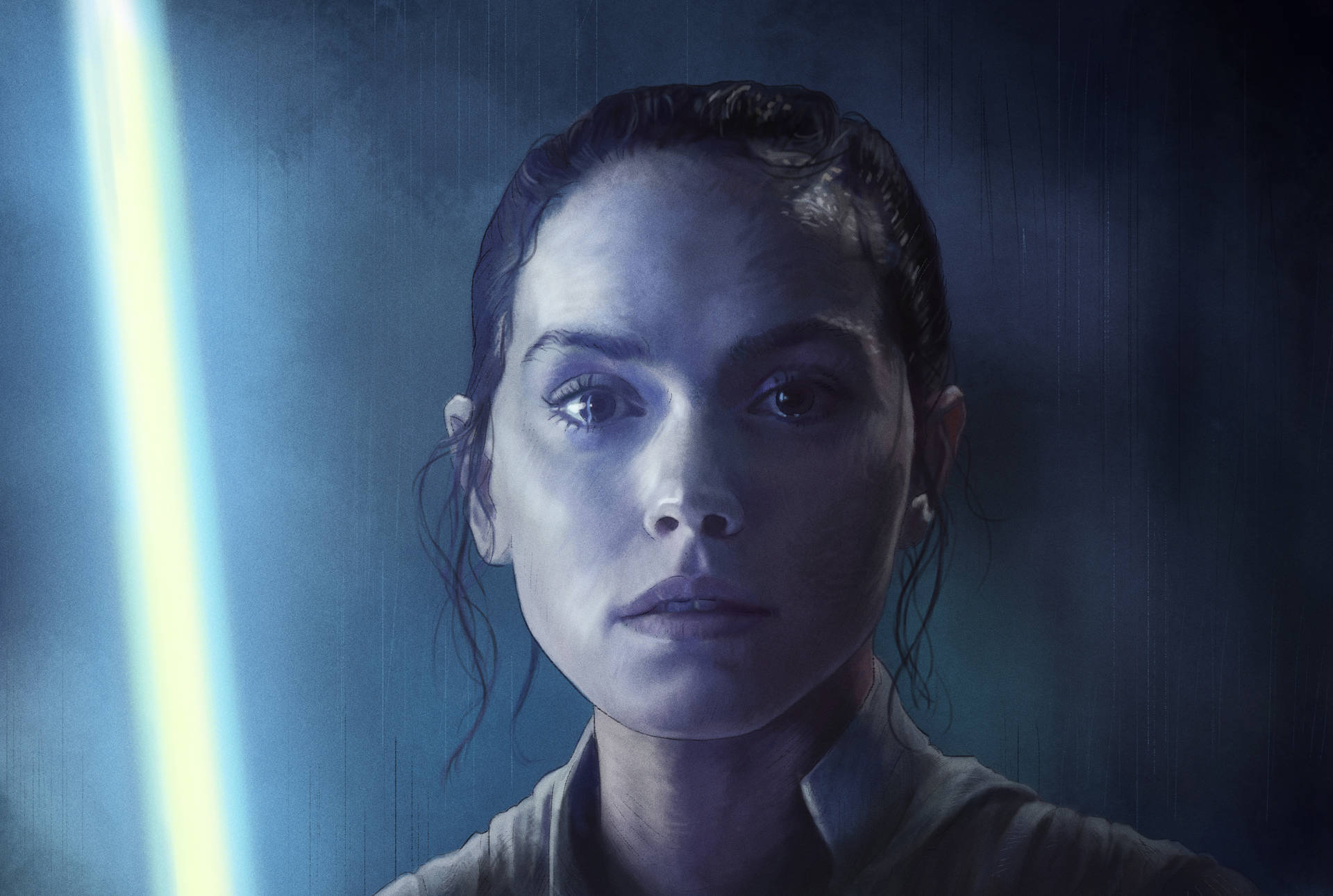 Rise Of Skywalker Rey Digital Art Background