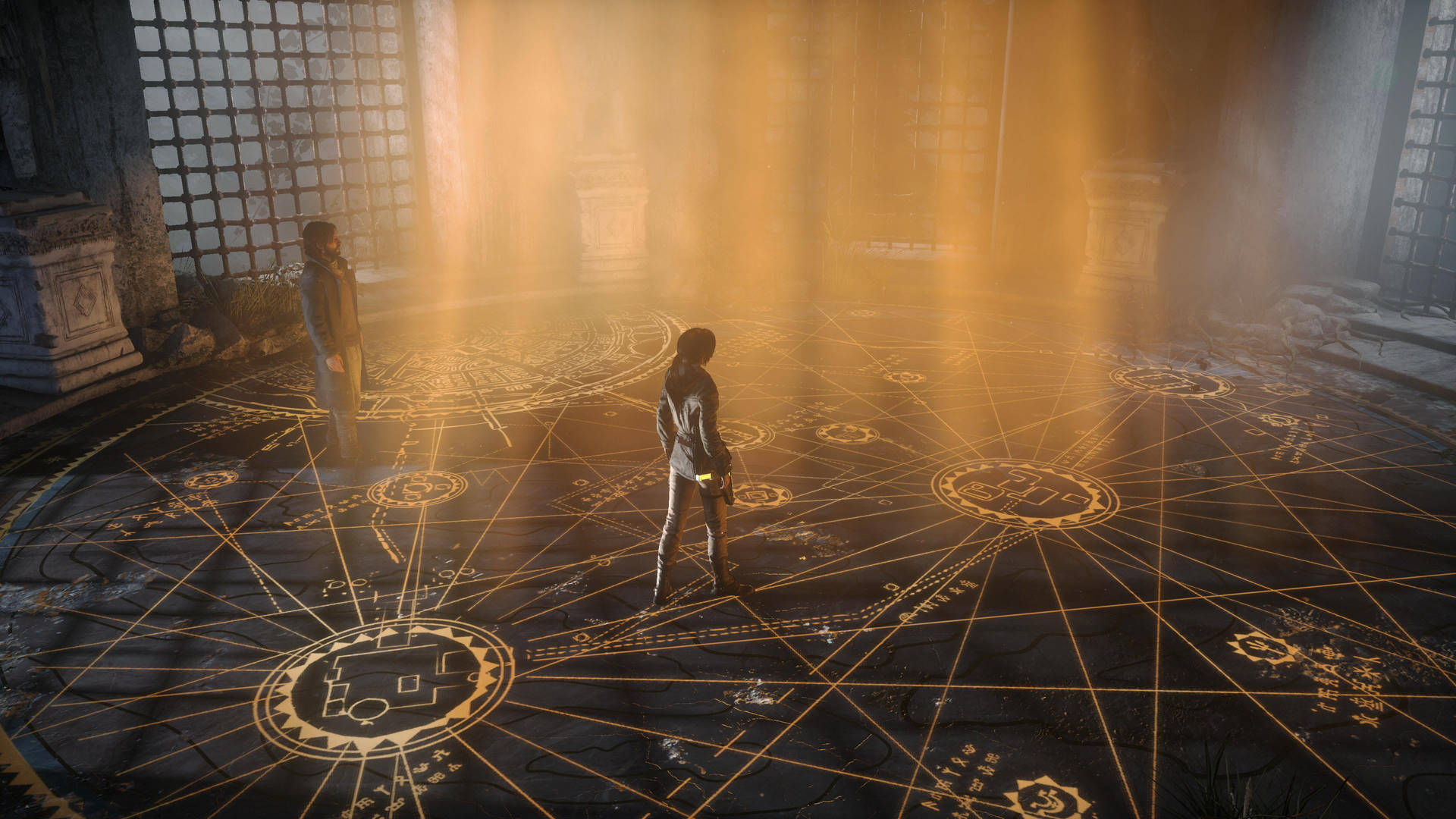 Rise Of The Tomb Raider Glowing Floor Background