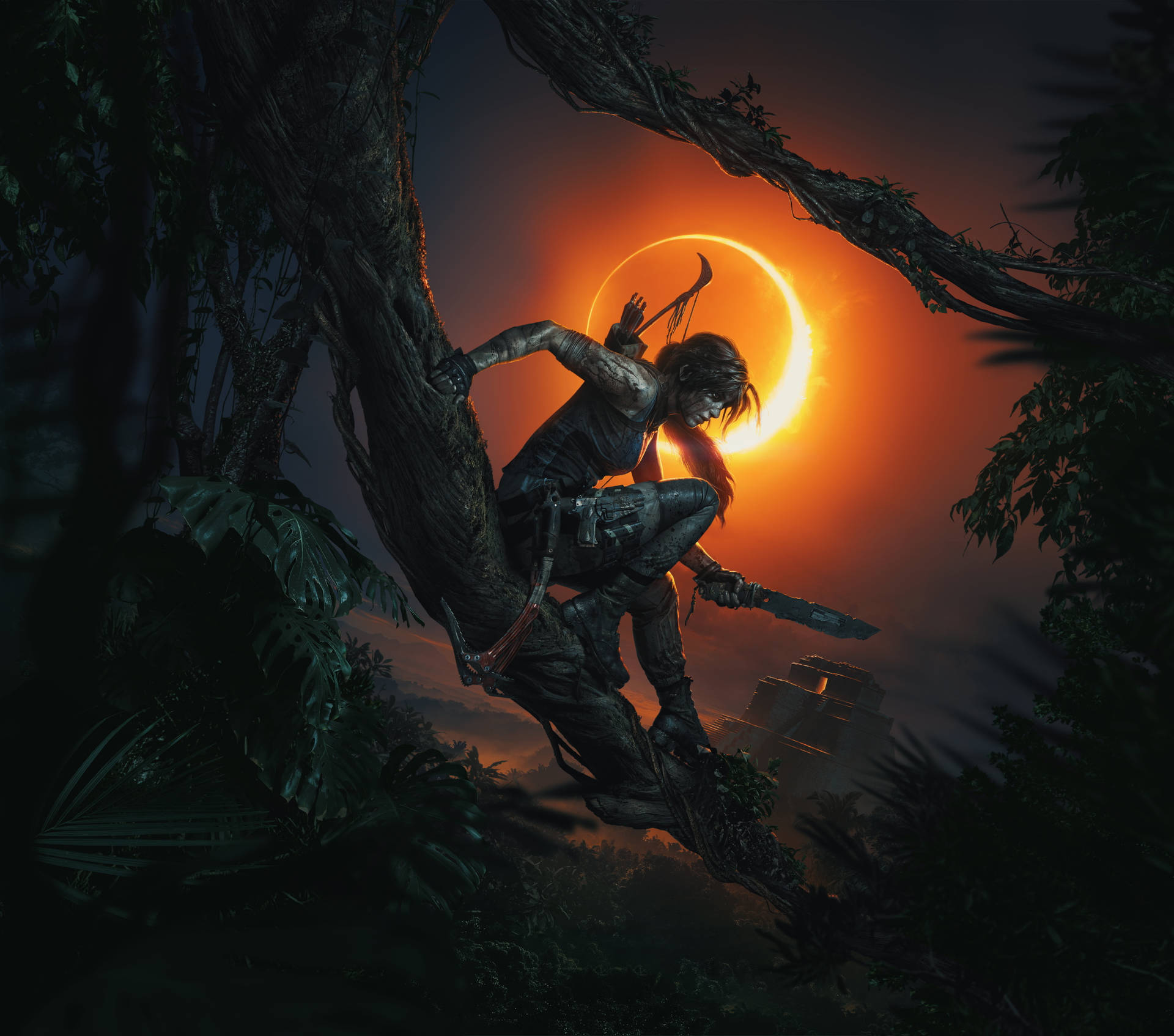 Rise Of The Tomb Raider Golden Moon Background