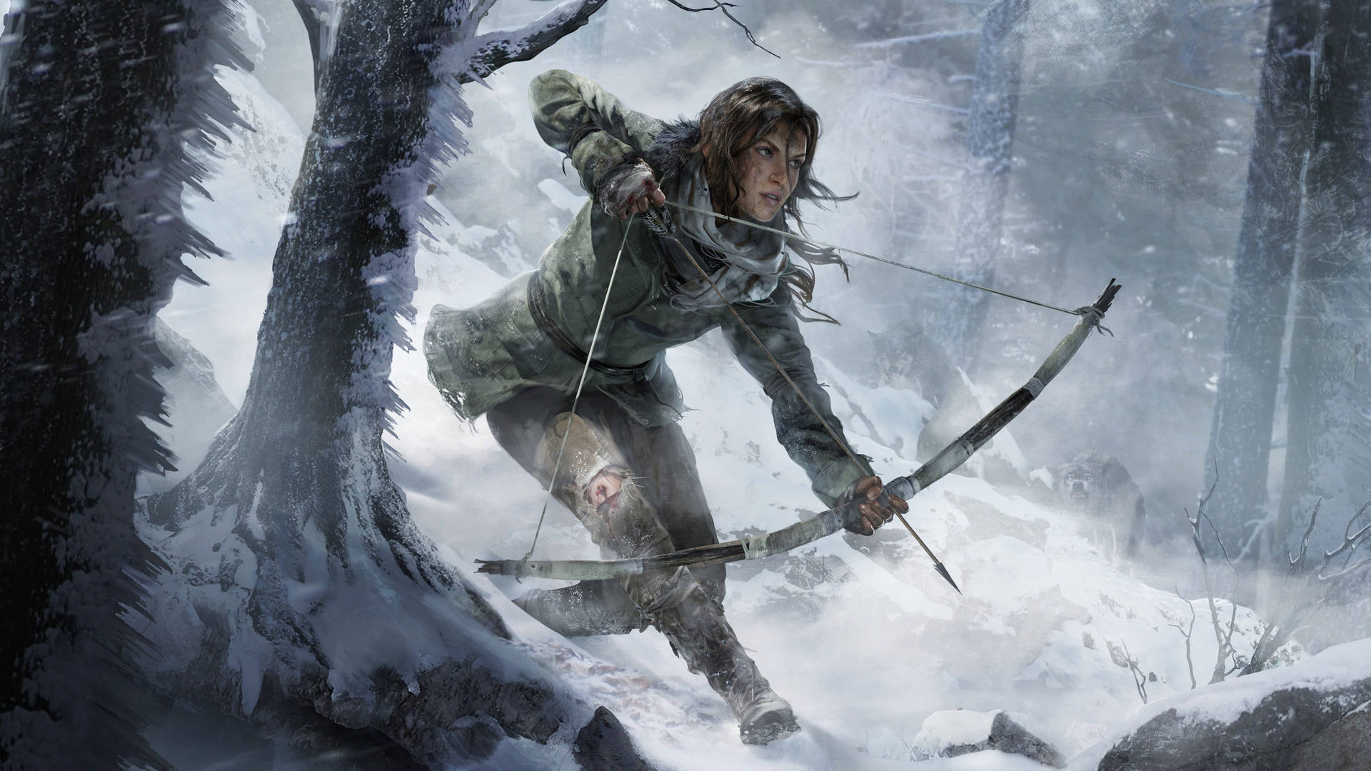 Rise Of The Tomb Raider Snowy Mountain Background