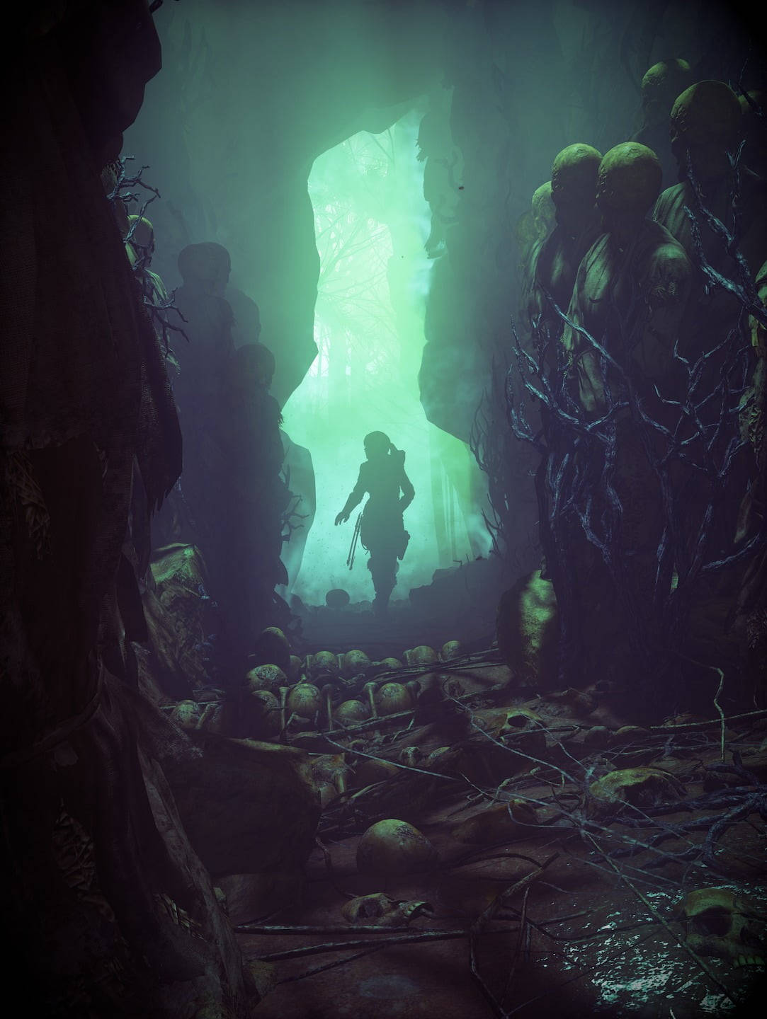 Rise Of The Tomb Raider Tunnel Background