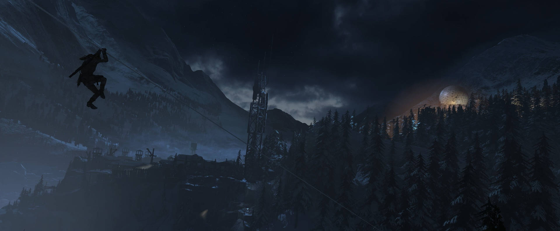Rise Of The Tomb Raider Zip Line Background
