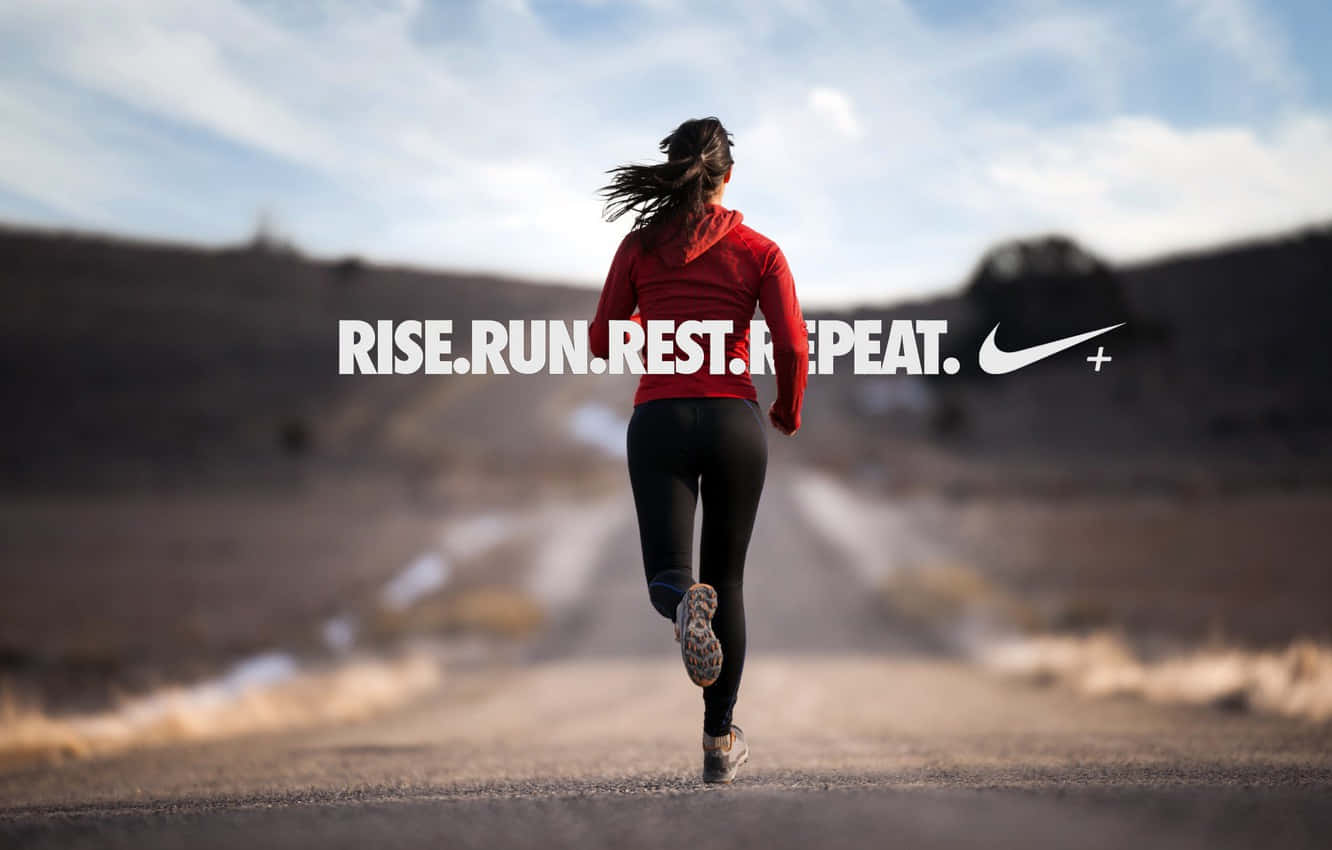 Rise Run Rest Repeat Background