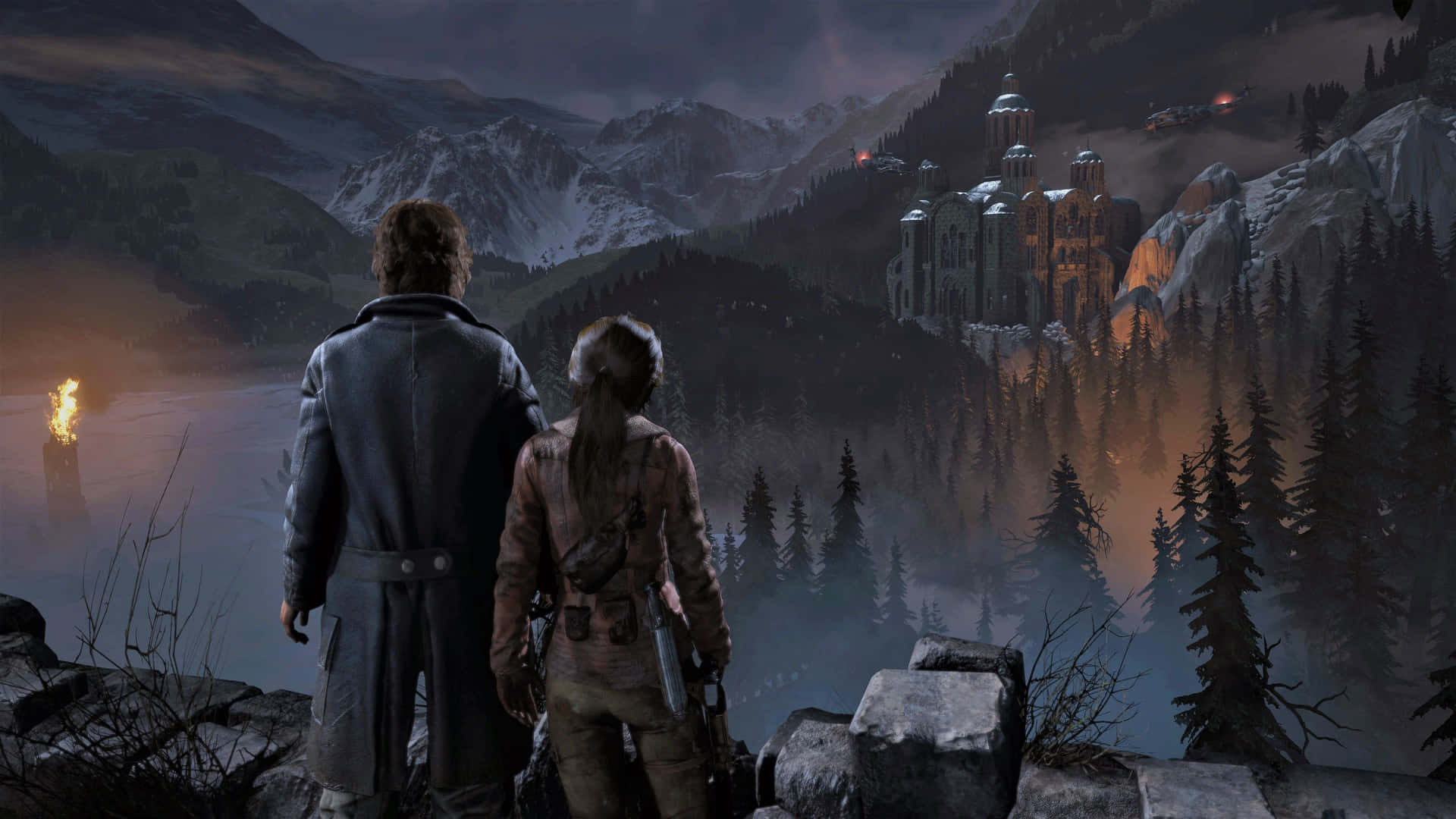 Rise To New Heights With Rise Of Tomb Raider Background