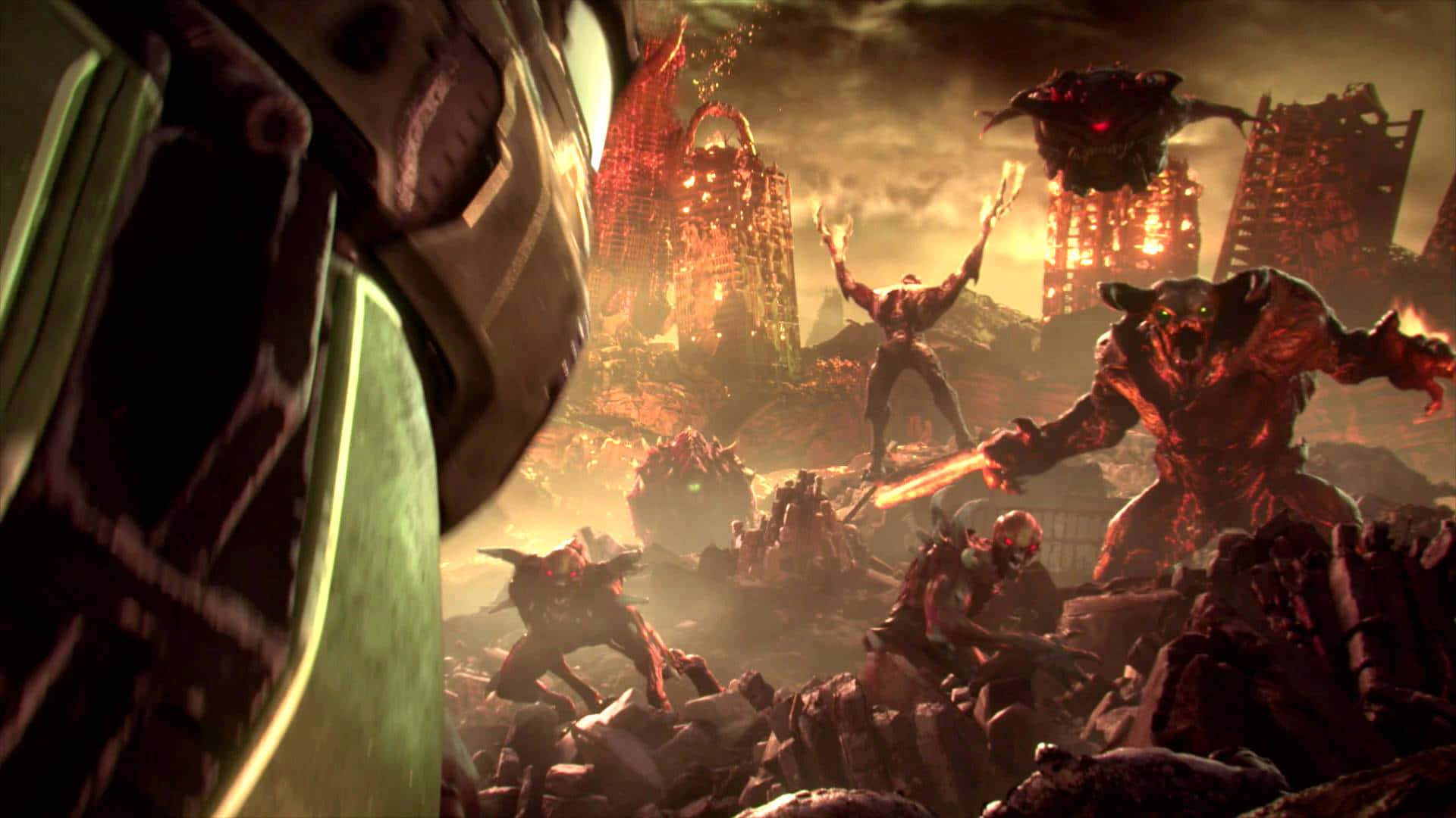 Rise Up To The Challenges Of Doom Eternal Background