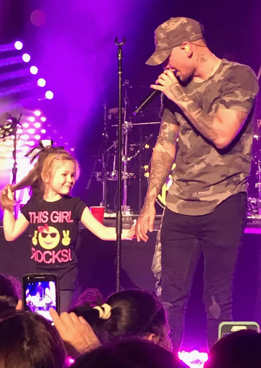 Rising Country Star Kane Brown Looking Strong Background