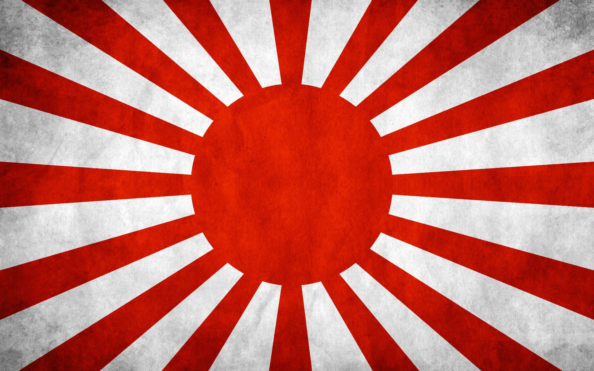 Rising Sun On Japan Flag Background