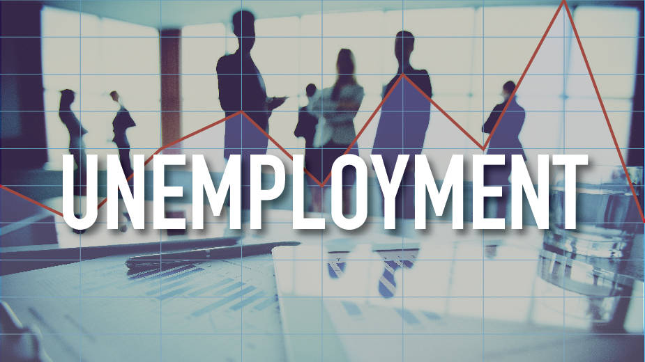 Rising Unemployment Rate Graphic Illustration Background