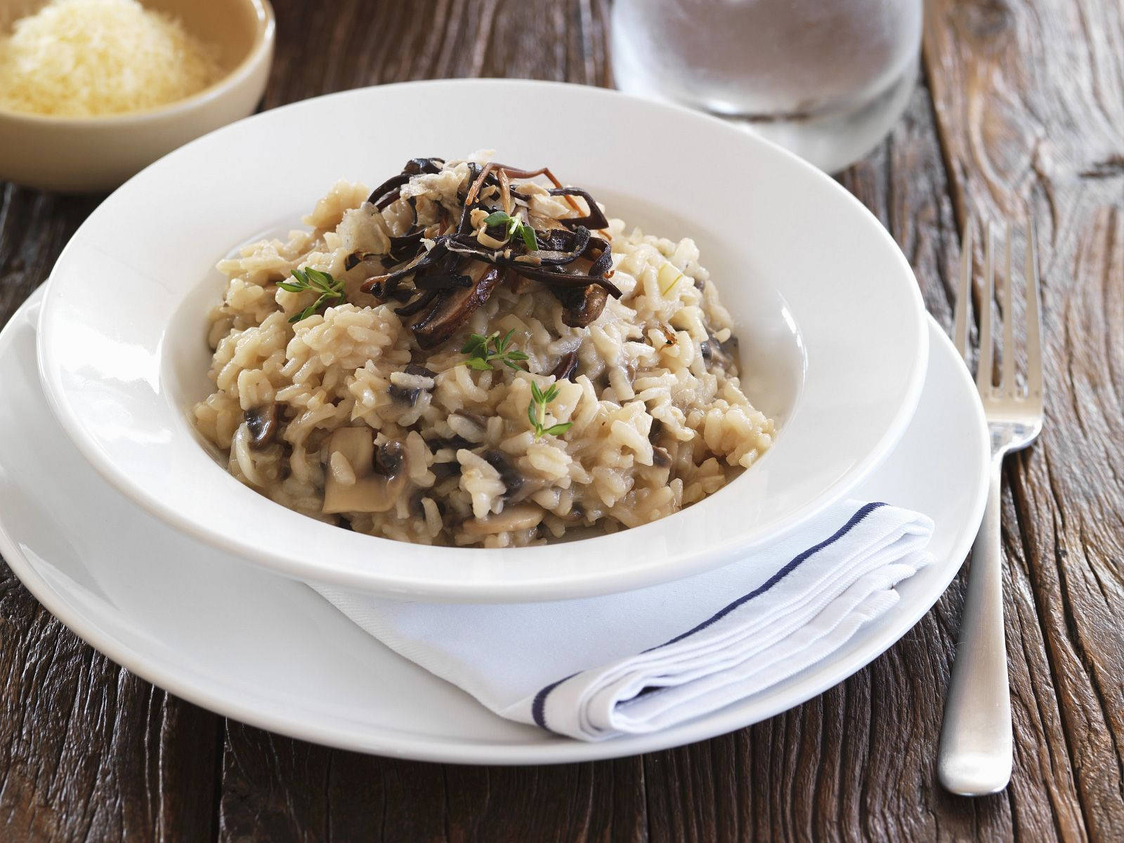 Risotto Cheese Water Background