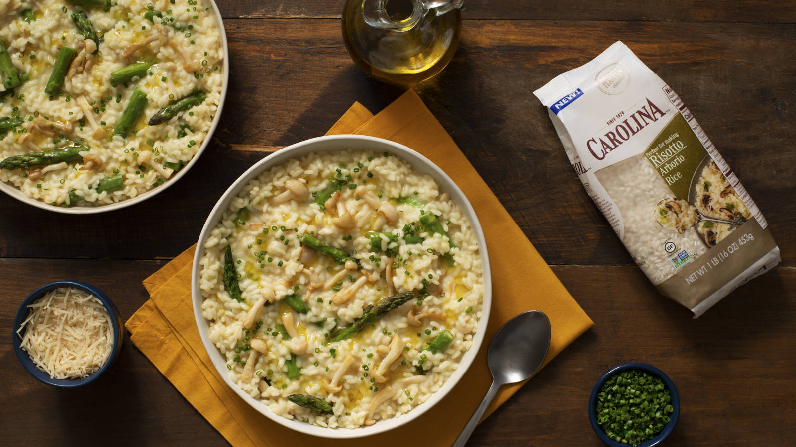 Risotto Rice Truffle Background