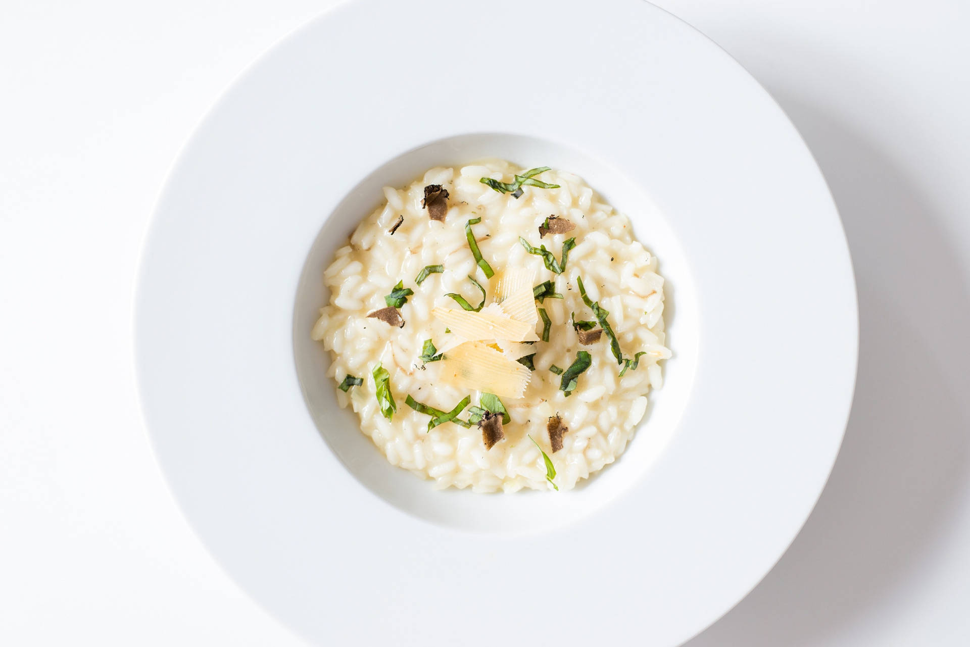 Risotto Simply Garnishes Background