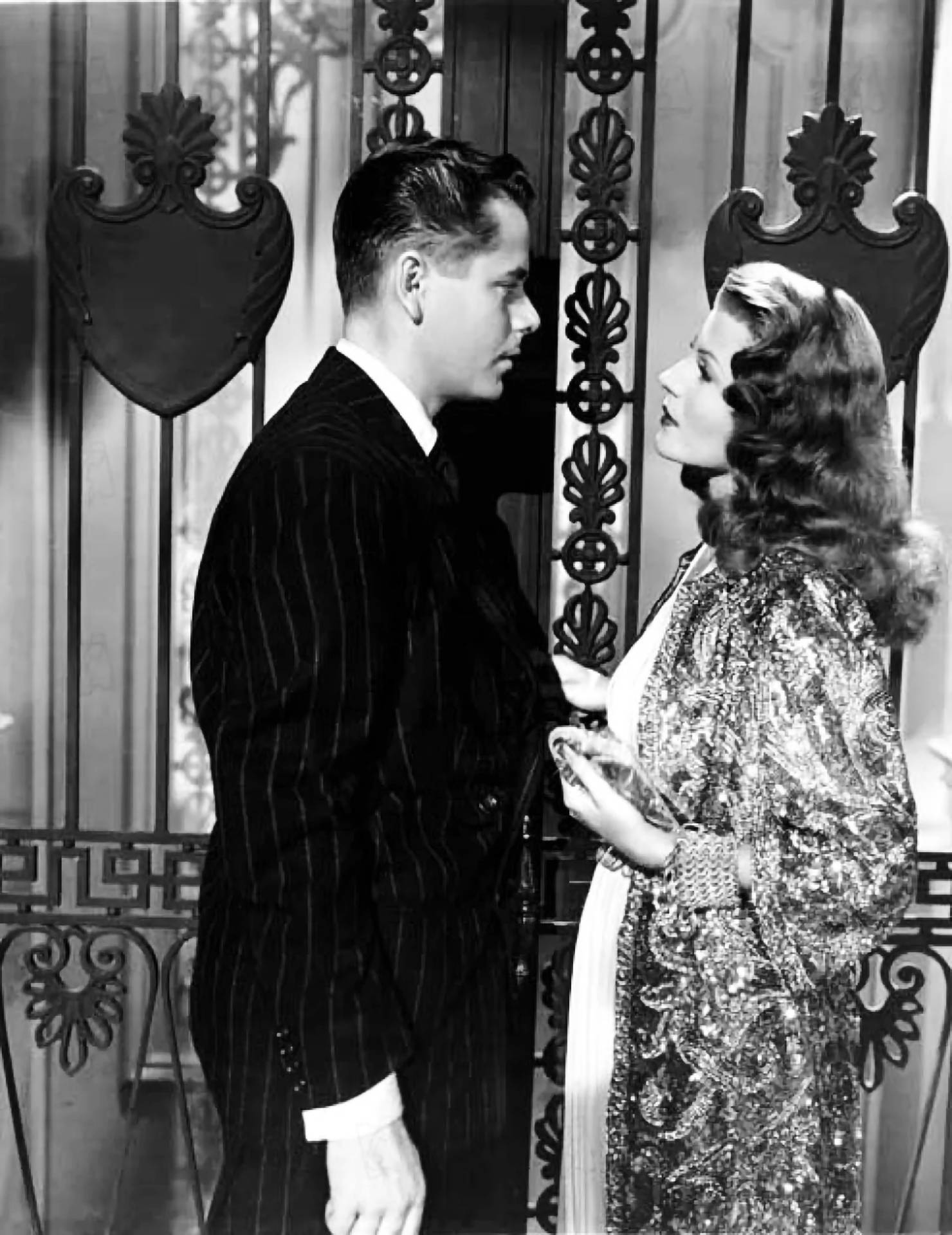 Rita Hayworth And Glenn Ford Background