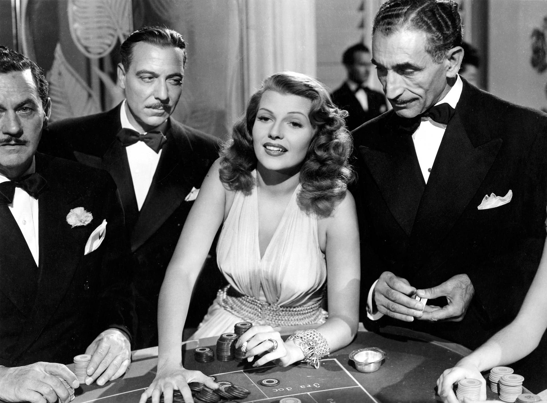 Rita Hayworth Playing Roulette