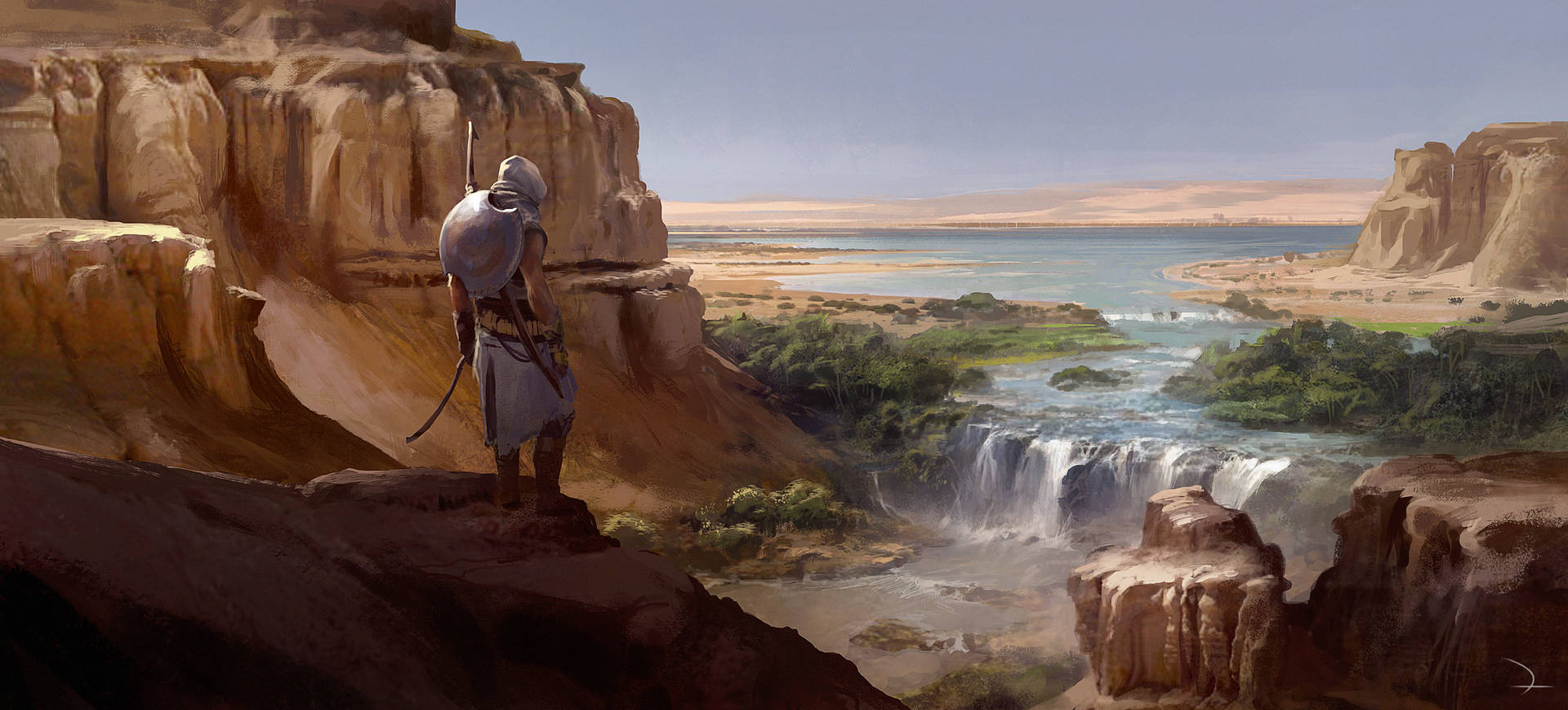 River Assassins Creed Origins Background