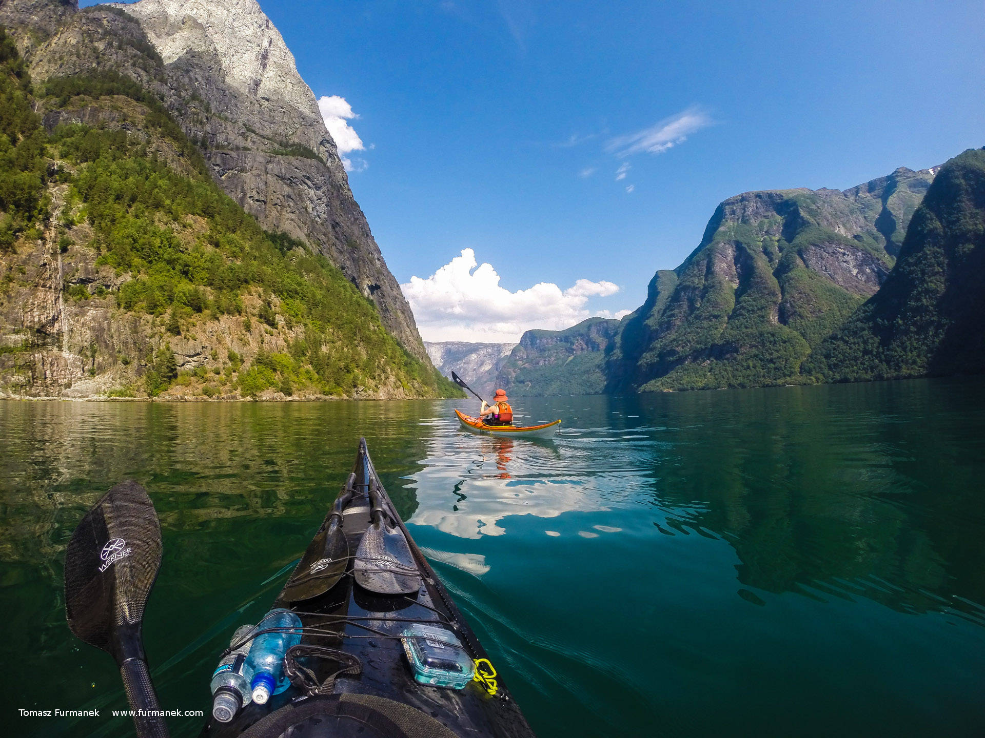 River Group Kayaking Background