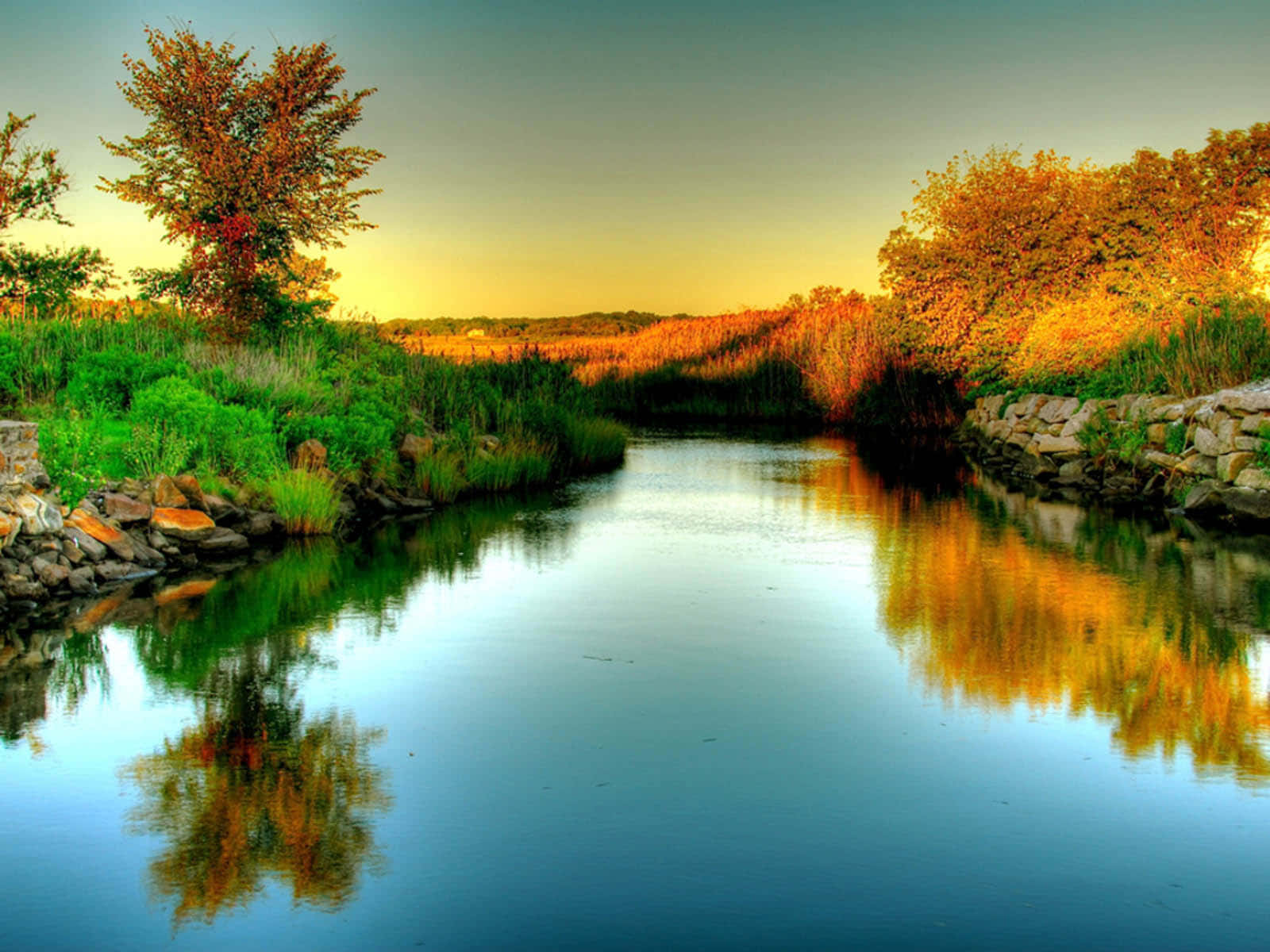 River Zion National Park Nature Photography Background