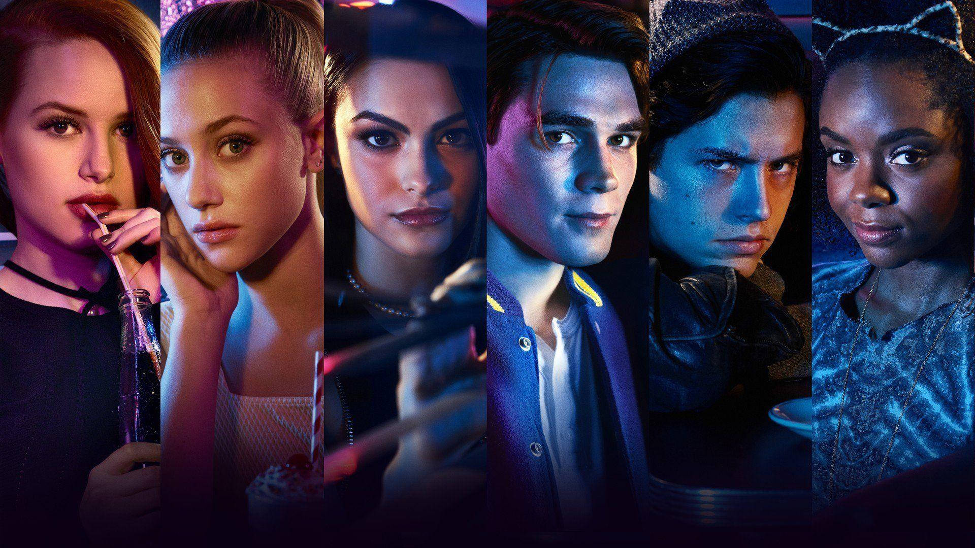 Riverdale Cast Vertical Collage Background
