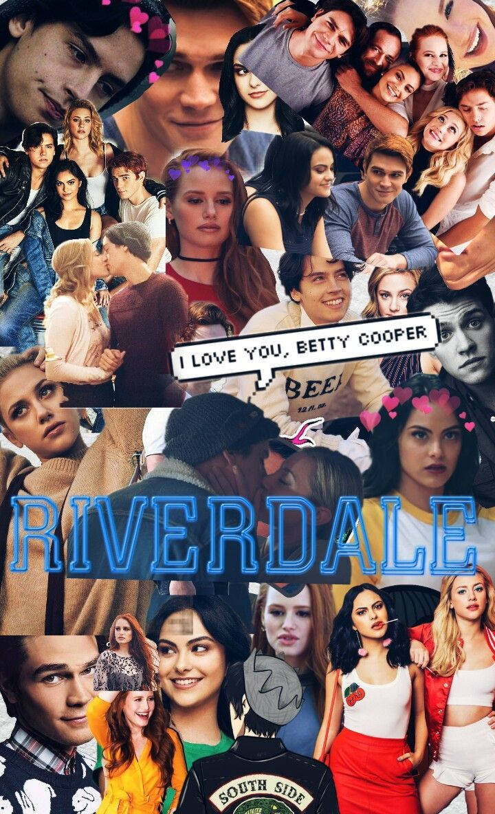 Riverdale Cutout Collage Background