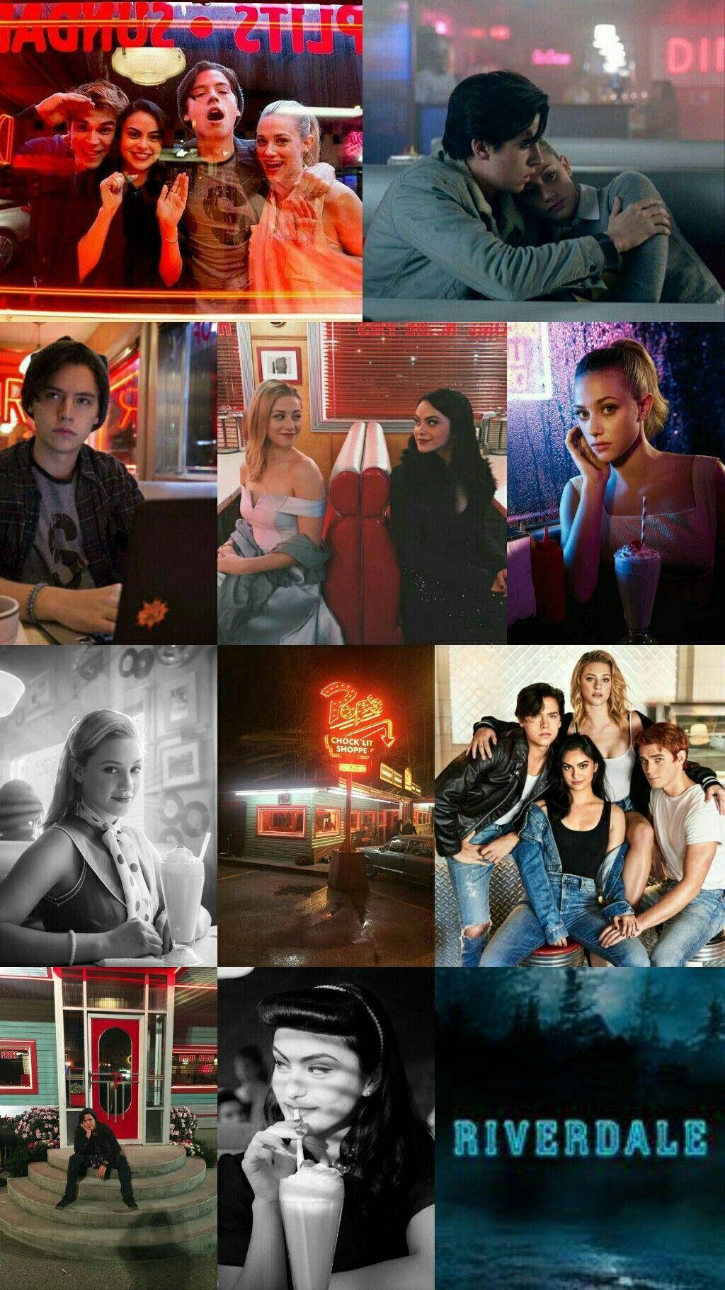 Riverdale Stars Collage Background