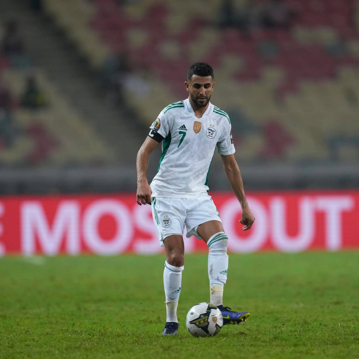 Riyad Mahrez Algeria Empty Seats Background