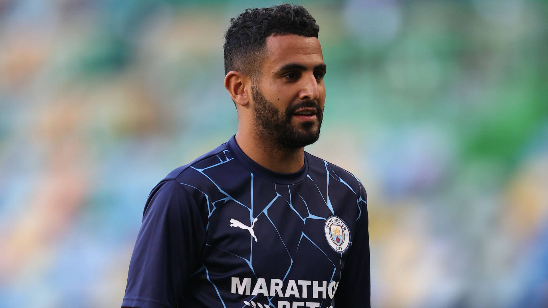 Riyad Mahrez Marathon Bet Background