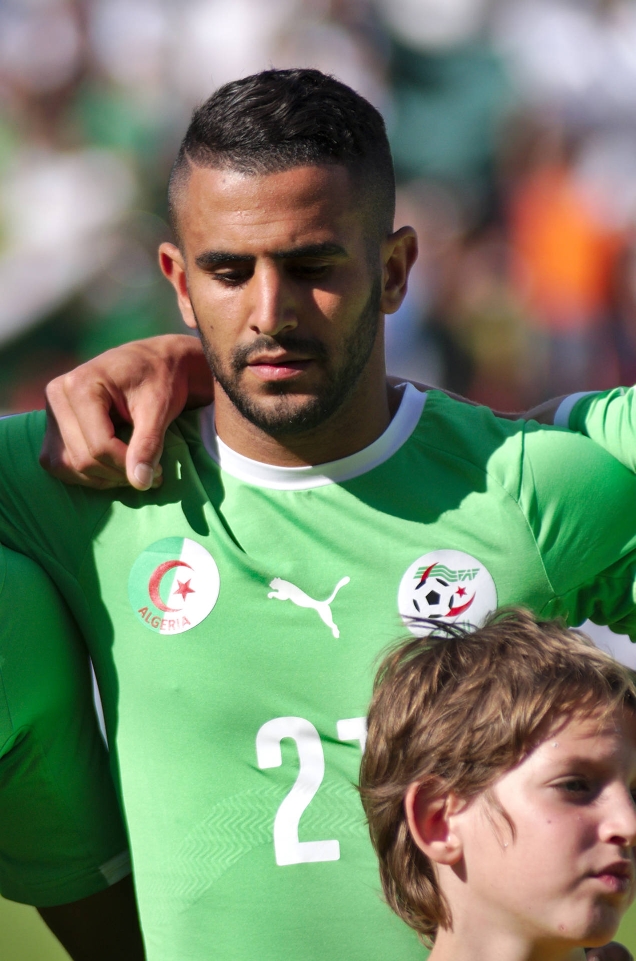 Riyad Mahrez Serious Anthem Background