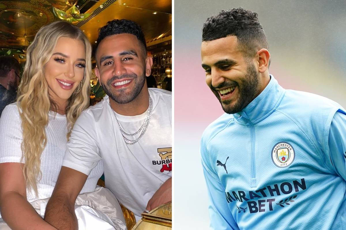 Riyad Mahrez With Partner Background