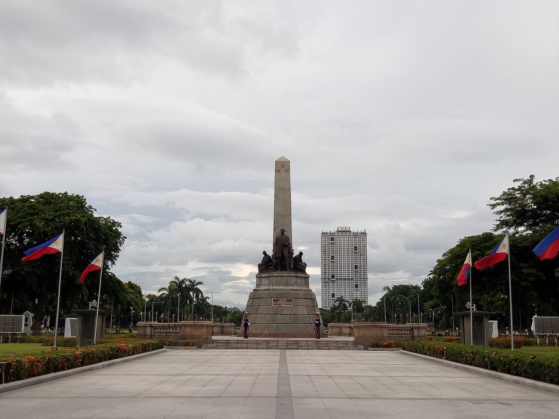 Rizal Park Manila Background