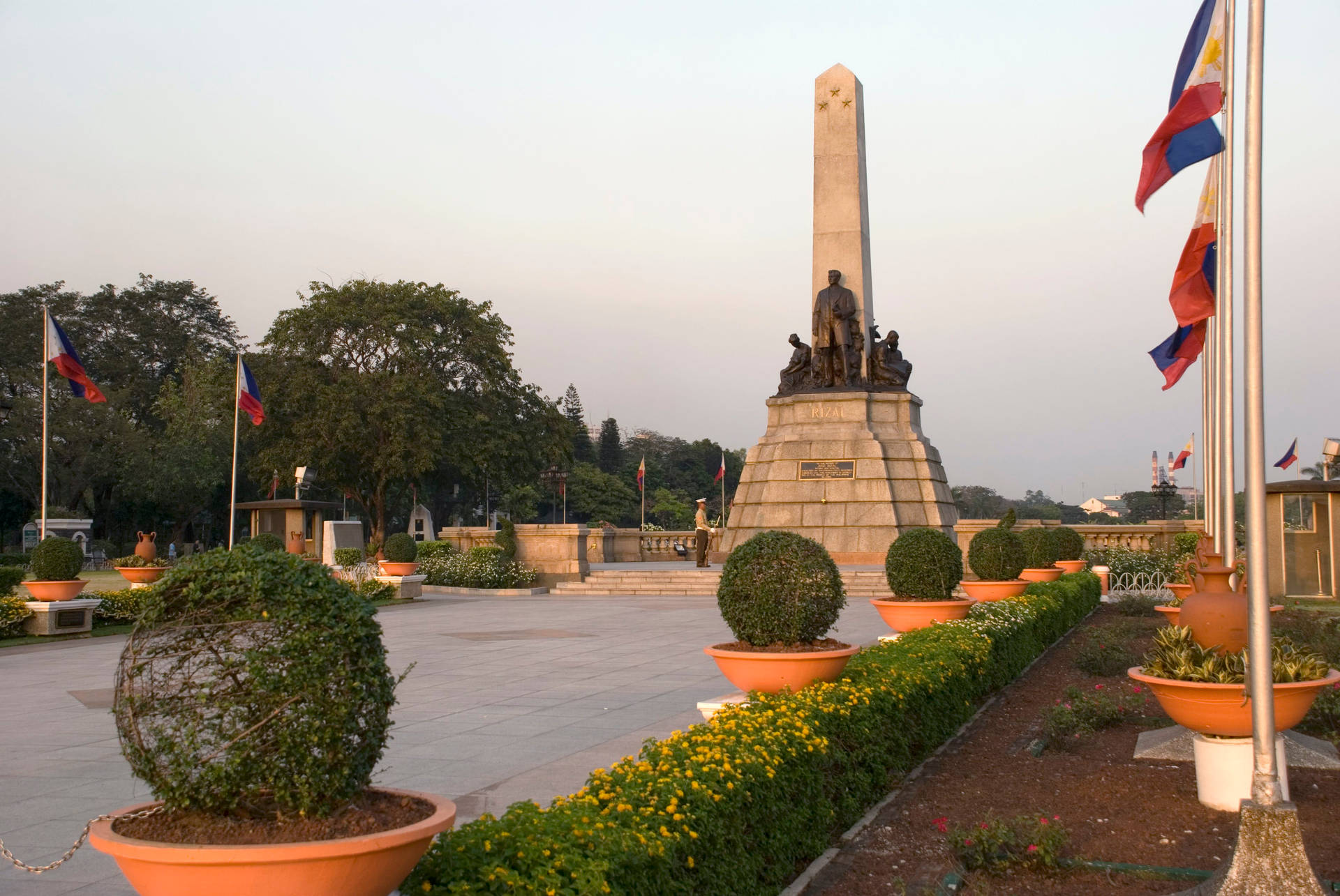 Rizal Park Manila Photography Background