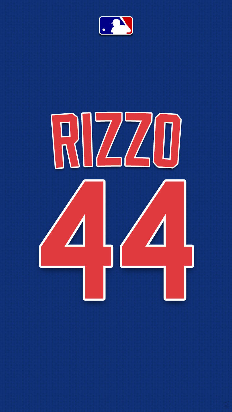 Rizzo Of Chicago Cubs Uniform Background