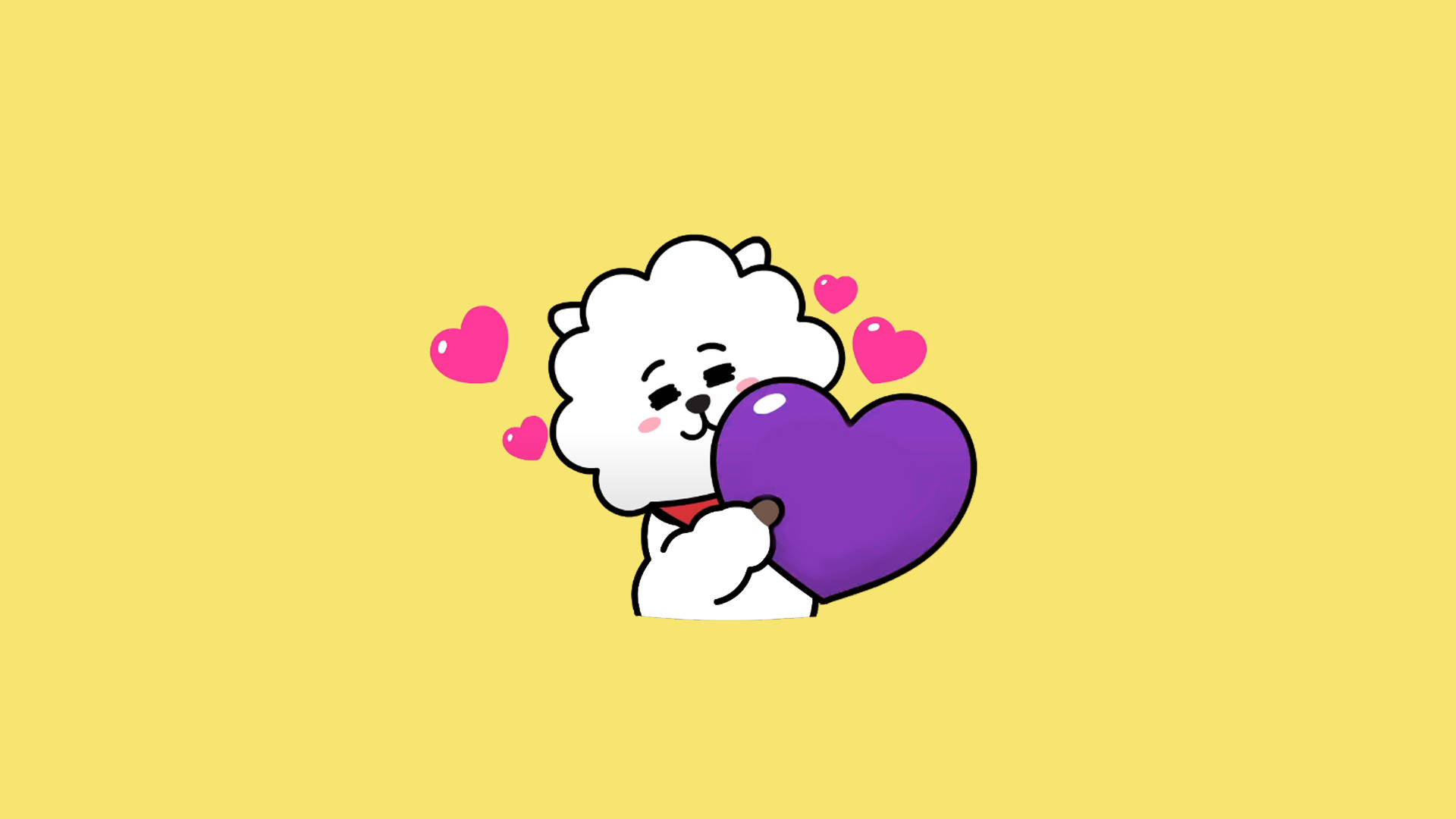 Rj Bt21 In Yellow Background