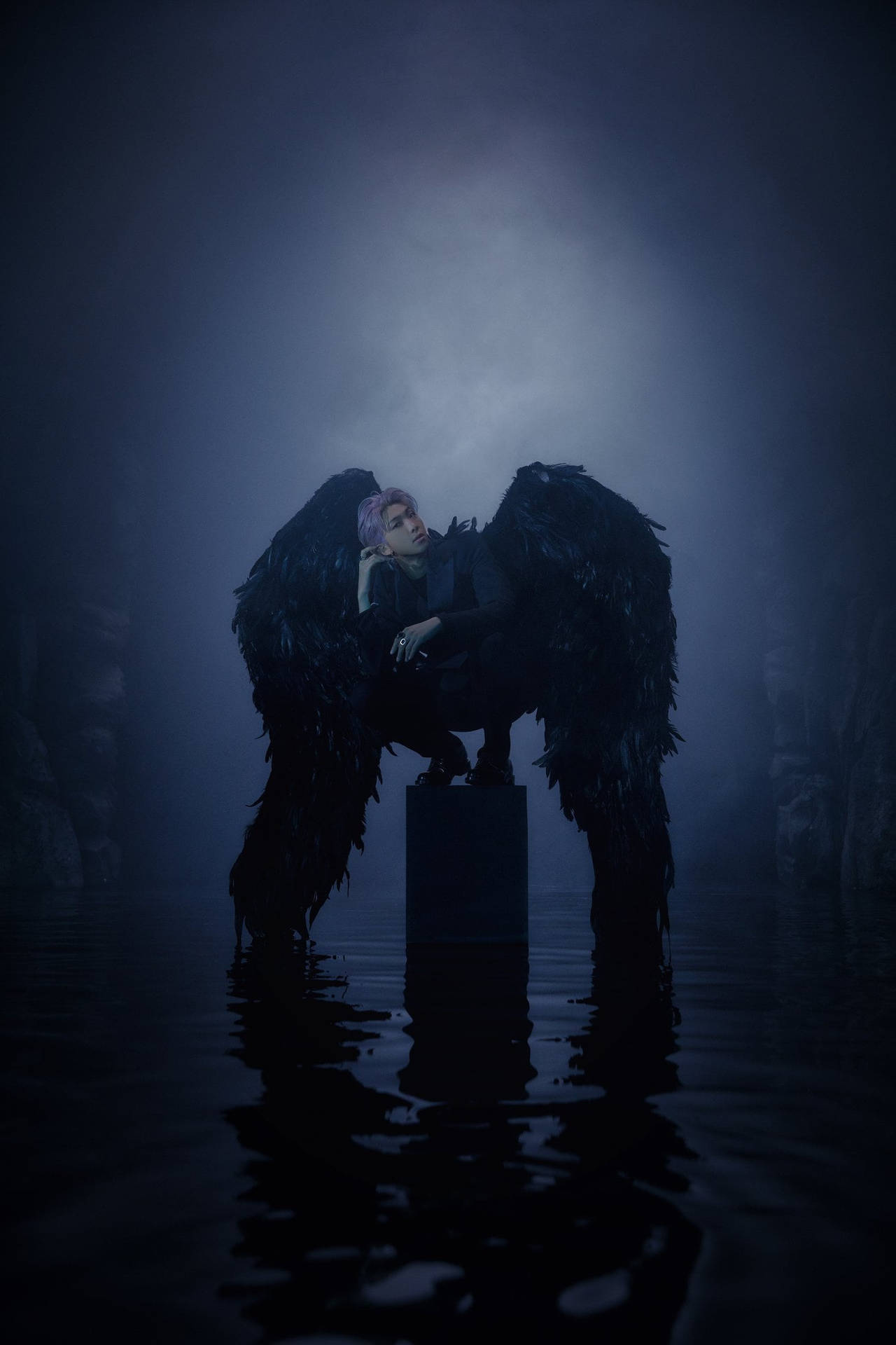 Rm Black Swan Bts Black Aesthetic Background