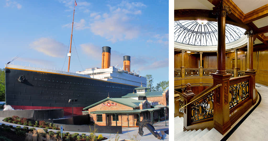 Rms Titanic Museum Outside And Inside