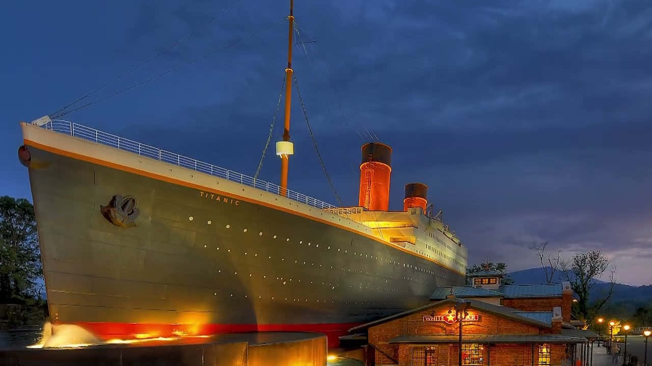 Rms Titanic Museum With Lights