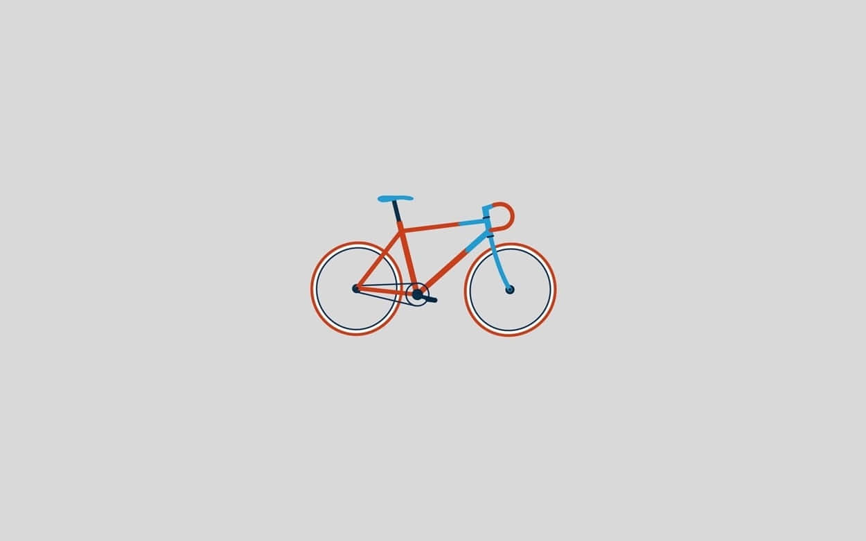 Road Bicycle Minimalist Design Hd Background