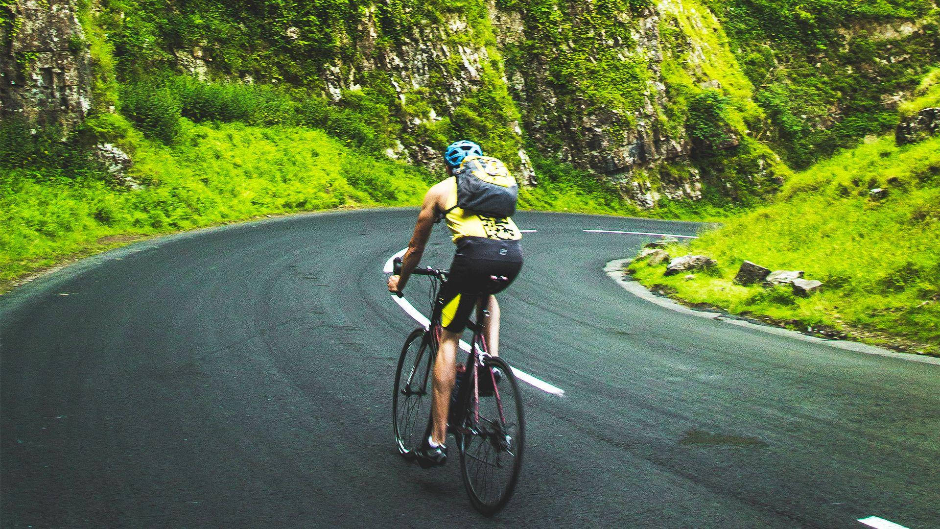 Road Bike Mountain Side Riding