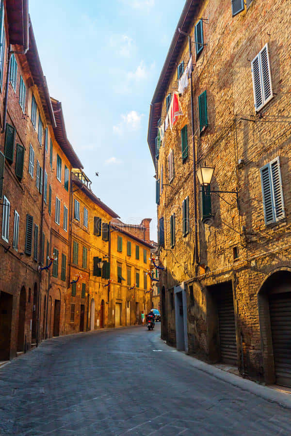 Road In Siena Italy