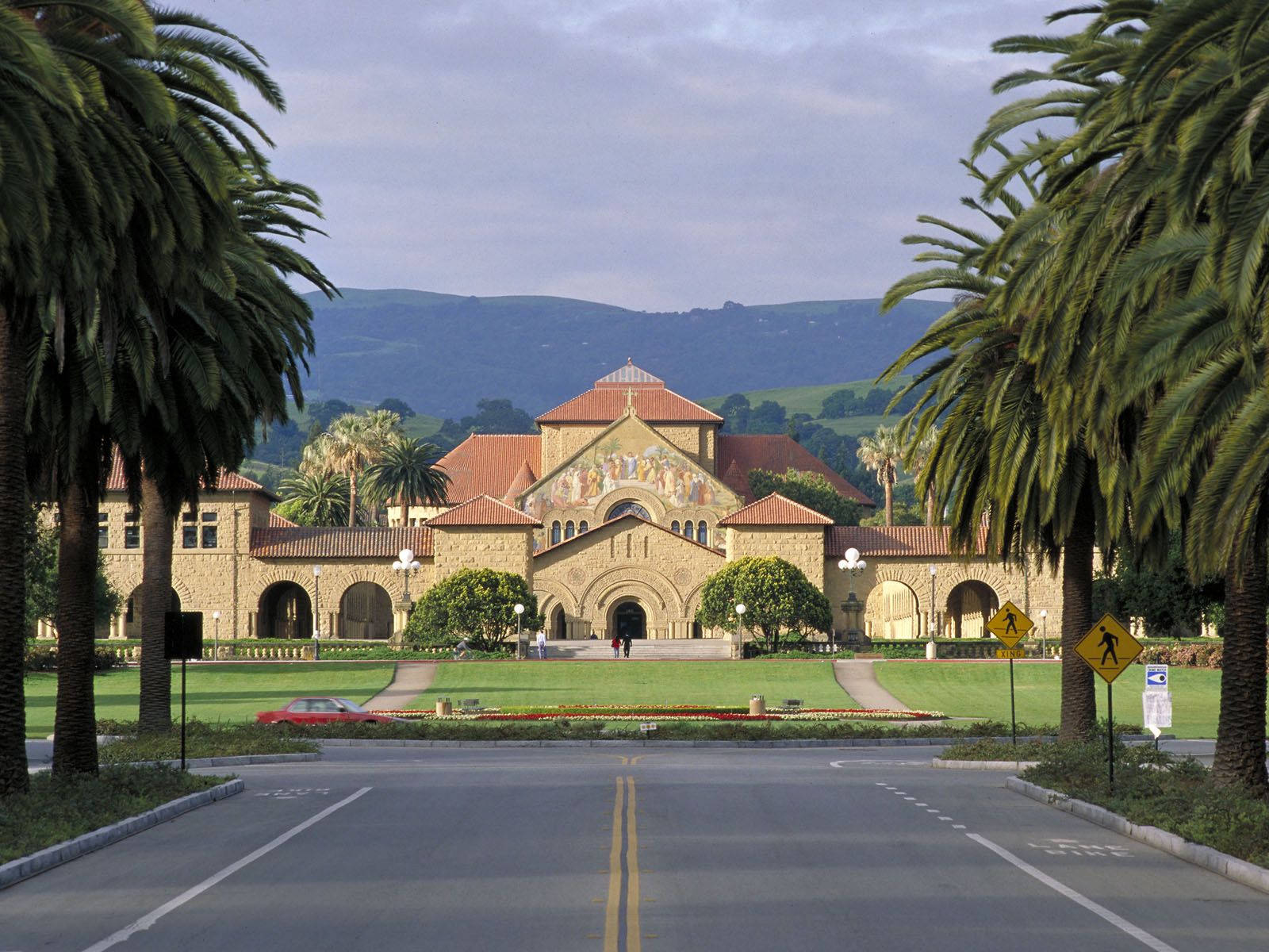 Road Leading To Stanford University