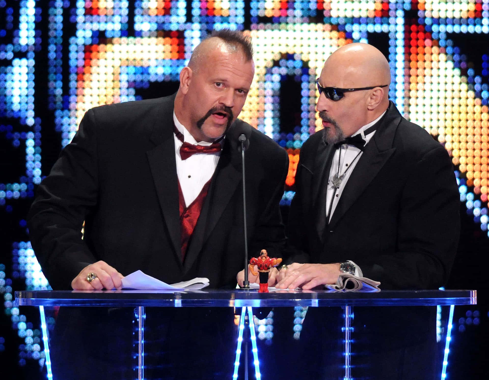 Road Warrior Hawk At Wwe 2011 Hall Of Fame Background