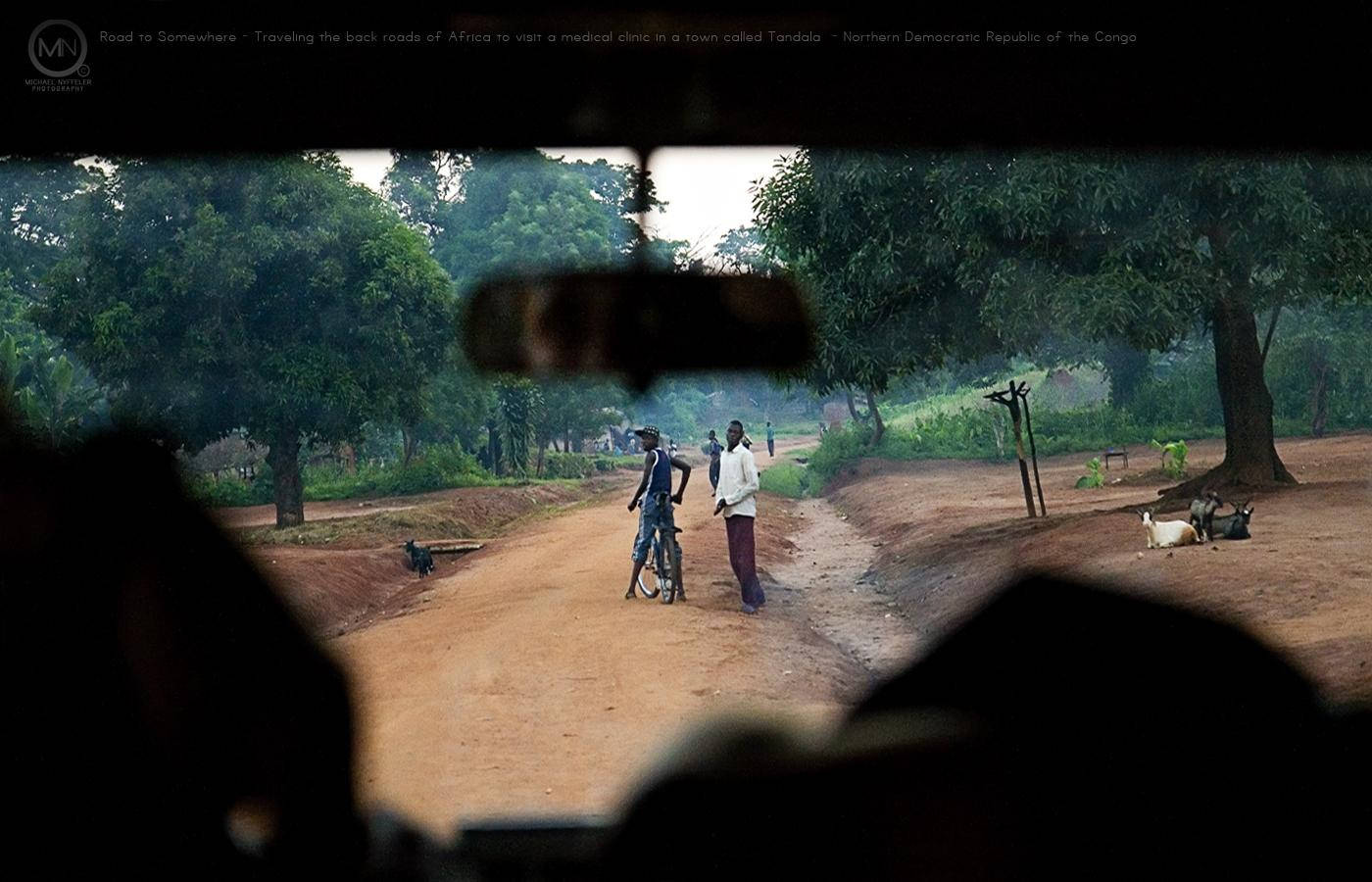 Roads And Trees In Congo Background