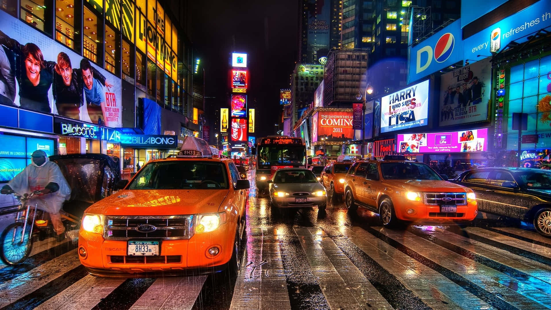 Roads New York City Landscape Background