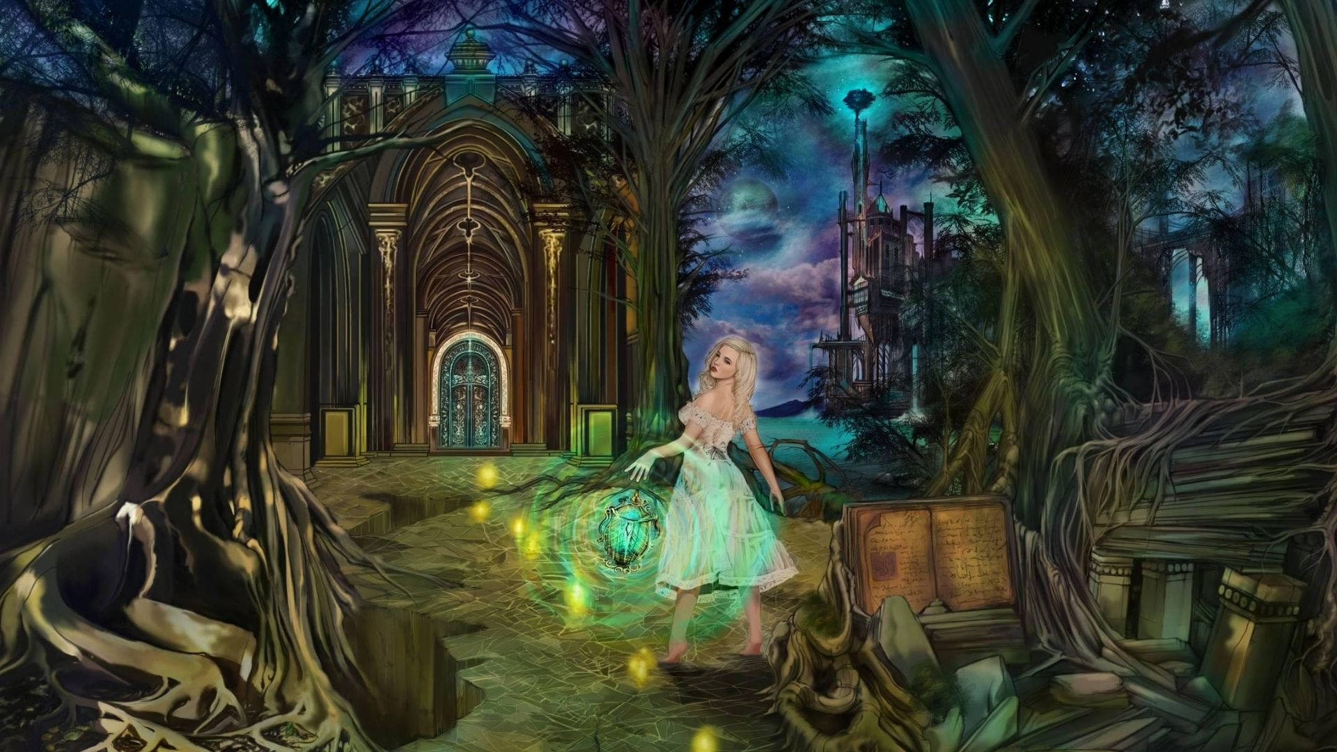 Roaming Fairy Aesthetic Background
