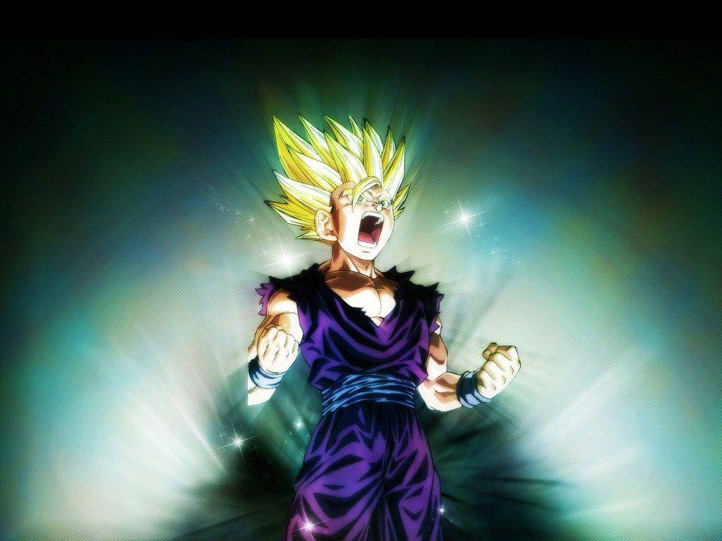 Roaring Gohan Super Saiyan 2 Background